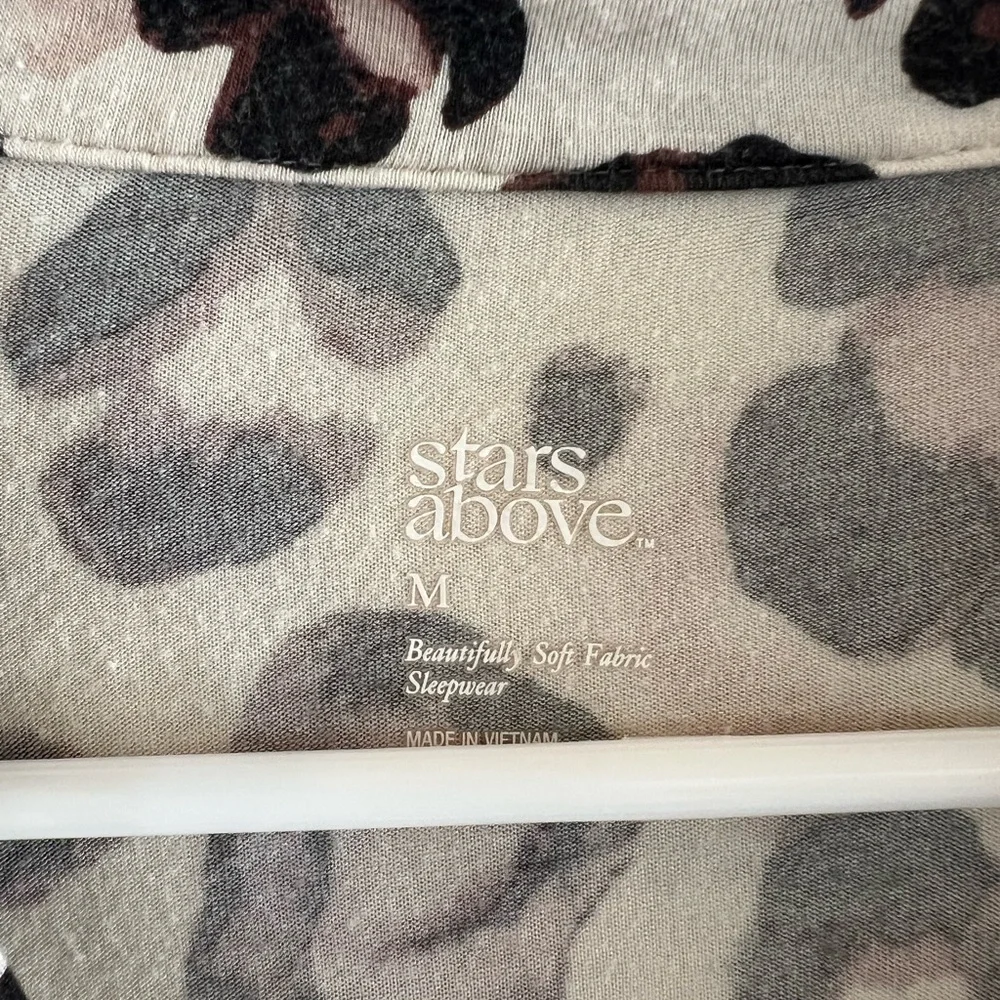 Women’s Pajama Set Size M Leopard Print Modal Soft Lounge Sleepwear - Picture 4 of 8